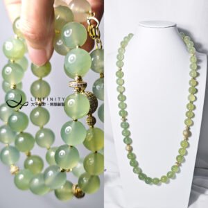 岫玉 四大名玉 溫潤 心輪 大寶石 長項鍊 單品 禮物 收藏 獨家