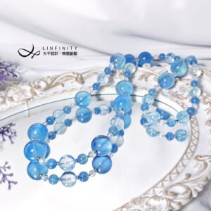 魔鬼藍海藍寶 星光 彩虹光 勇氣 大寶石項鍊 單品 禮物 獨家 收藏