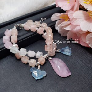 頂級綠柱石 摩根石 魔方 海藍寶 如意 花苞 手鍊 單品 禮物