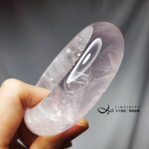 天然 星光粉晶 淨體 好人緣 戀情 桃花 手鐲 18.5cm 單品 禮物