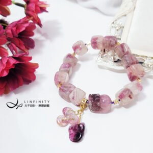 冰種梅花碧璽 方 貔貅 如意 三元及第 紅運當頭 手鍊 單品 禮物