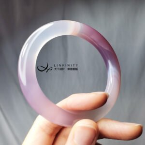 天然 冰粉瑪瑙 玉瓍 纏絲 富貴 福氣 招財 圓骨 手鐲 17.5cm 單品 禮物