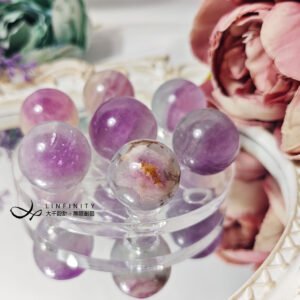 稀有 紫螢石 花開富貴 脈輪 高我 所願皆成 球 大衛星七星陣 單品 禮物