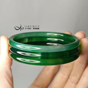 天然 冰種 綠玉瓍 富貴 叮噹鐲 玉振金聲 3只一組 手鐲 19cm 單品 禮物