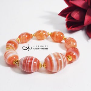頂級纏絲瑪瑙 玉瓍 富貴 福氣 吉祥 招財 收藏 手鍊 單品 禮物