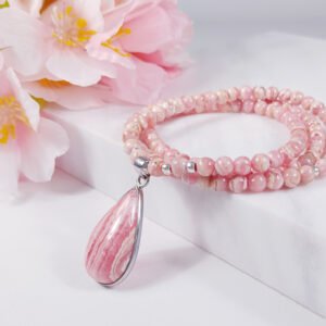 菱錳礦 紅紋石 愛神之石 108手串 念珠 3mm 情人 開運 能量 禮物