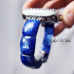 頂級 藍晶石 靈性 Apple Watch 智慧手錶 Android 寶石 錶帶 單品 禮物