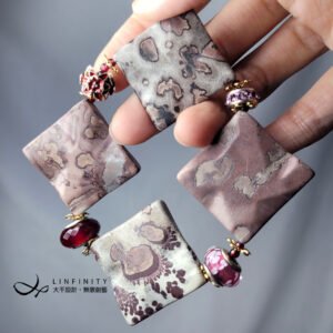 稀有 豹斑石 石榴 紅運當頭 琉璃 富貴 招財轉運 大寶石手鍊 單品