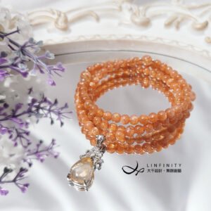 頂級金太陽石 金草莓 阿魯沙 富貴 108手串 念珠 4.7mm 單品 禮物