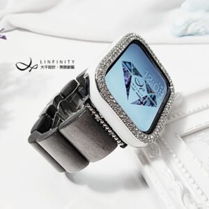 頂級 銀曜石 事業 招財 Apple Watch 智慧手錶 Android 寶石 錶帶 禮物