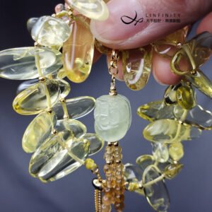 頂級黃水晶 金碧璽 金綠柱石 財石 貔貅 招財 手鍊 單品 禮物