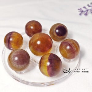 稀有 黃螢石 財石 帶眼紋 七脈輪 所願皆成 球 大衛星七星陣 單品 禮物