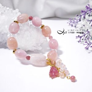 摩根石 綠柱石 回紋 碧璽 金魚 順利 智慧 招財 手鍊 單品 禮物