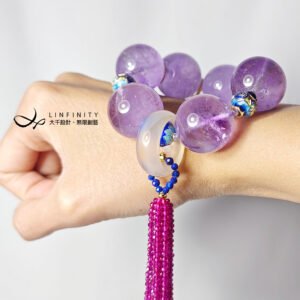 頂級紅寶石 紫水晶 瑪瑙 青金石 大紅大紫 大寶石手鍊 單品 禮物