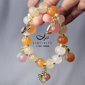 金絲玉 瑪瑙 福袋 五福臨門 多寶釧 智慧 招財 手鍊 單品 禮物