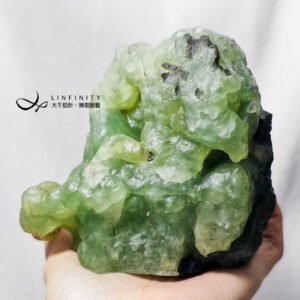 頂級葡萄石 希望 招財 成功 心輪 原石 擺件 收藏 風水 單品 禮物