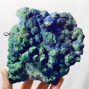 稀有頂級 藍銅礦 鳳凰石 矽孔雀石 原礦擺件 風水 收藏 單品 禮物