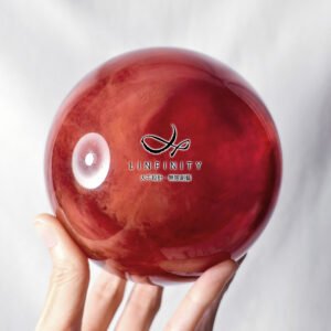 頂級紅兔毛熔煉水晶 紅棉 紅運當頭 收藏 風水開運 擺件晶球 禮物