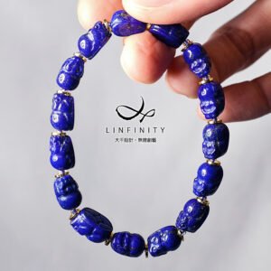 頂級帝王青青金石 貔貅 神獸 招財 事業 智慧 手鍊 單品 禮物