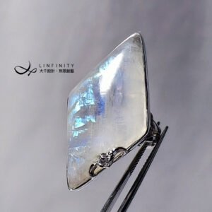 藍月光石 智慧 事業 戒指 內徑17mm 單品 禮物 收藏