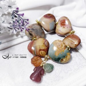 頂級海洋碧玉 鹽源瑪瑙 心想事成 旗開得勝 大寶石手鍊 單品 禮物