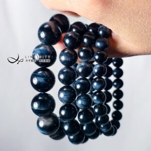 稀有 頂級 藍虎眼 閃電 鷹眼 手鍊 手珠 4尺寸 單品 禮物